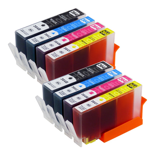 Cartucce d'inchiostro HP 364XL compatibili (2 neri + 6 colori)
