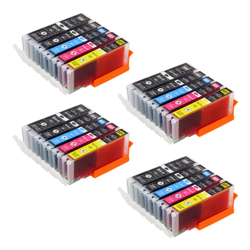 Cartucce d'inchiostro Canon PGI-550XL/CLI-551XL compatibili (8 nero + 12 colori)