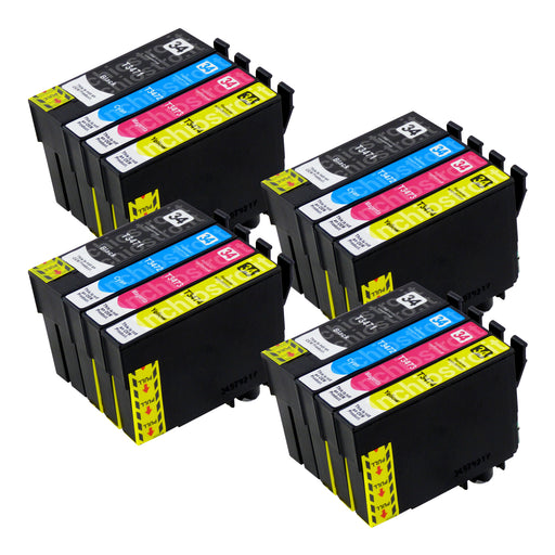 Cartucce d'inchiostro Epson T34XL compatibili (4 neri + 12 colori)