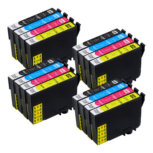 Cartucce d'inchiostro Epson T1295 compatibili (4 nero + 12 colori)