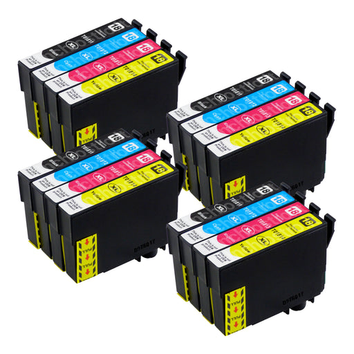 Cartucce d'inchiostro Epson T18XL compatibili (4 neri + 12 colori)