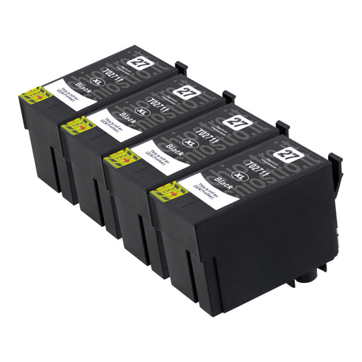 Cartucce d'inchiostro Epson T27XL compatibili nero (4 nero)