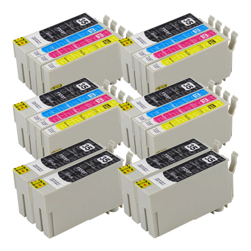 Cartucce d'inchiostro Epson T35XL compatibili (8 nero + 12 colori)