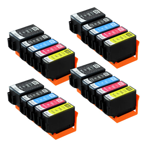 Cartucce d'inchiostro Epson 202XL compatibili (4 neri + 4 neri fotografici + 12 colori)