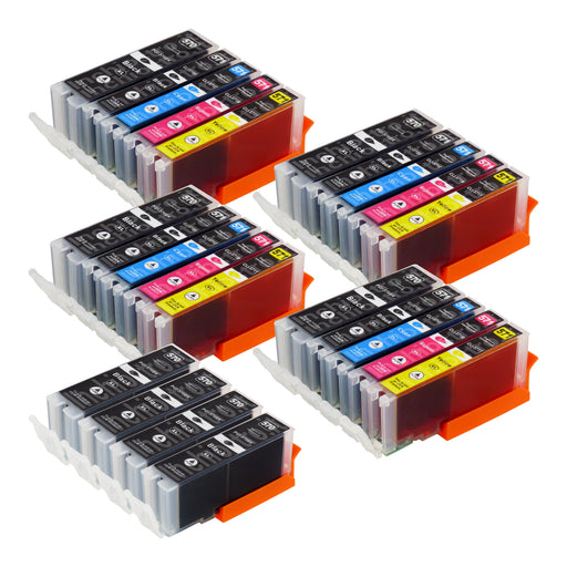 Cartucce d'inchiostro Canon PGI-570XL/CLI-571XL compatibili (12 nero + 12 colori)