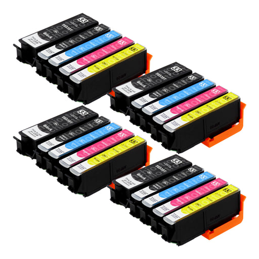 Cartucce d'inchiostro Epson T33XL compatibili (4 neri + 4 neri fotografici + 12 colori)