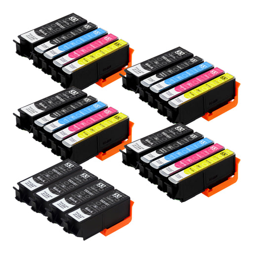 Cartucce d'inchiostro Epson T33XL compatibili (8 neri + 4 neri fotografici + 12 colori)