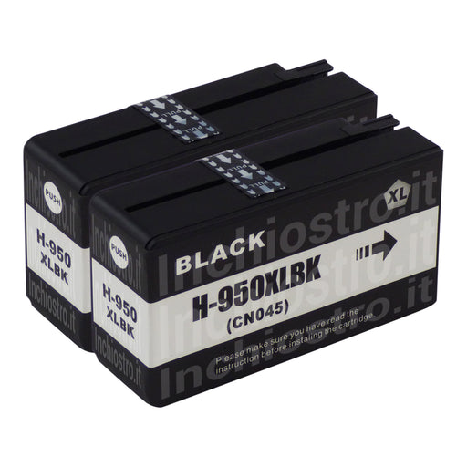 Cartucce d'inchiostro HP 950XL compatibili nere (2 nere)