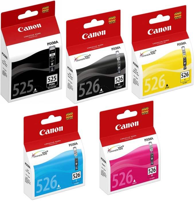 Canon PGI-525/CLI-526XL Cartucce per stampanti