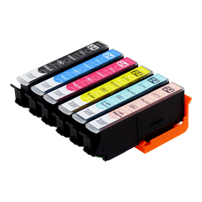 Cartucce d'inchiostro Epson T24XL compatibili (1 nero + 5 colori)