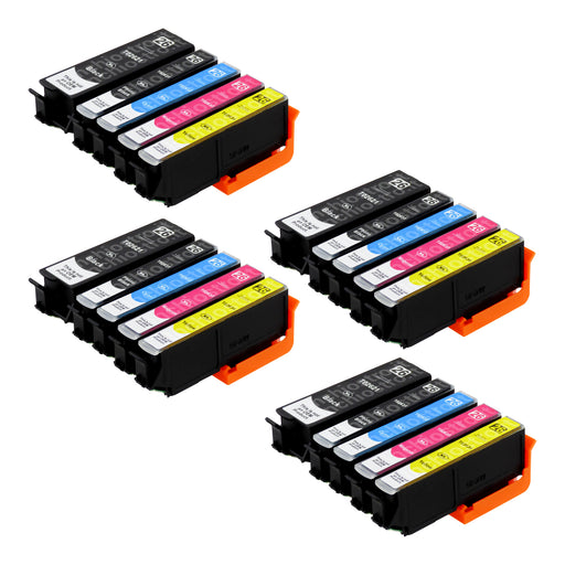 Cartucce d'inchiostro Epson T26XL compatibili (4 neri + 4 neri fotografici + 12 colori)