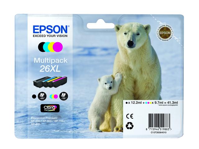 Epson T26XL (Orso polare) Cartucce per stampanti