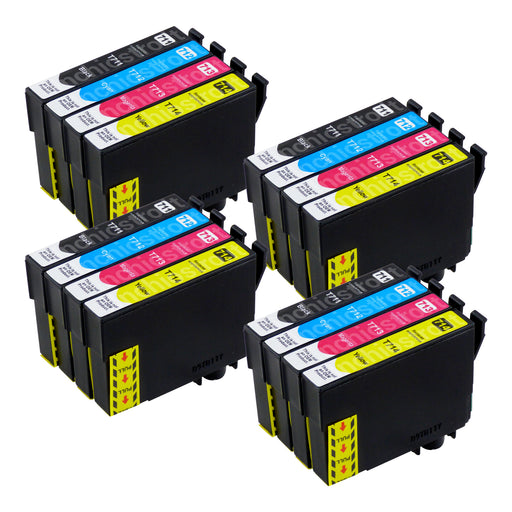 Cartucce d'inchiostro Epson T0715 compatibili (4 nero + 12 colori)