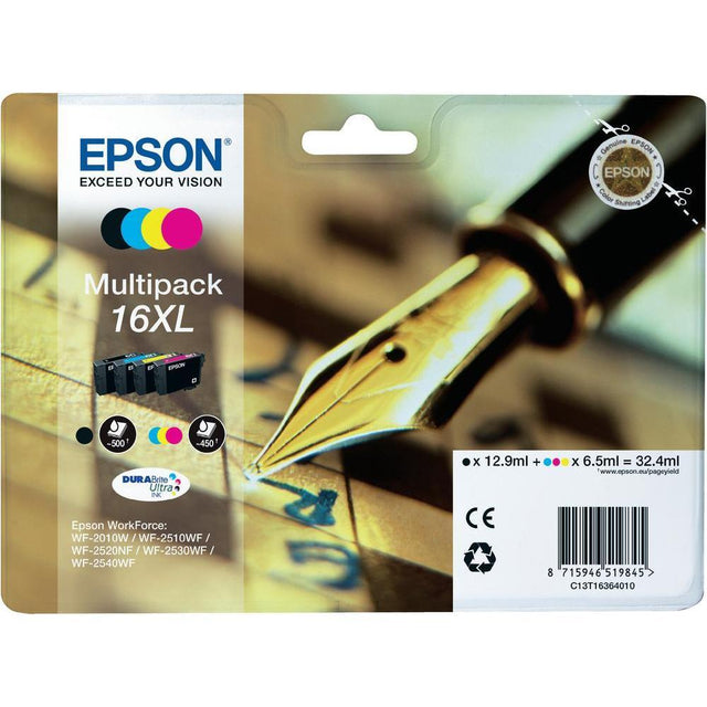 Cartucce d'Inchiostro Epson T16XL (T1636) Originali