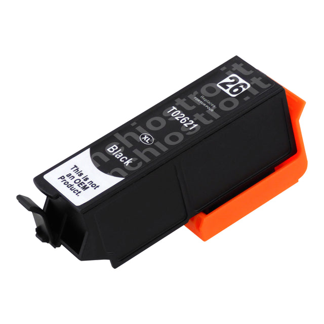 Cartucce d'inchiostro Epson T26XL compatibili nero (1 nero)
