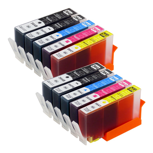 Cartucce d'inchiostro HP 364XL compatibili (2 neri + 2 neri fotografici + 6 colori)