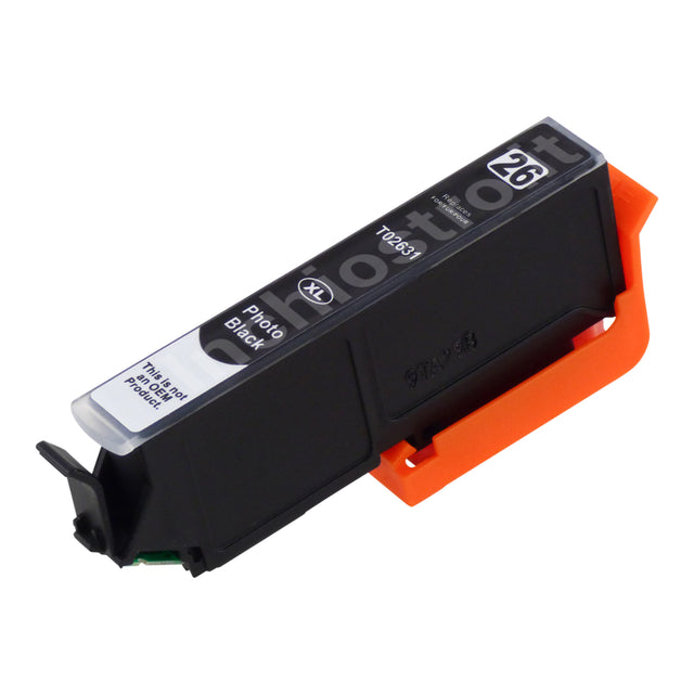 Cartucce d'inchiostro Epson T26XL compatibili Nero fotografico (1 nero fotografico)