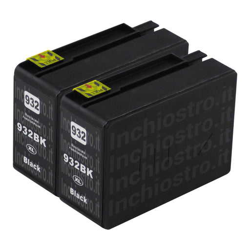 Cartucce d'inchiostro HP 932XL compatibili nere (2 nere)