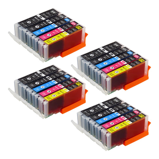 Cartucce d'inchiostro Canon PGI-570XL/CLI-571XL compatibili (8 nero + 12 colori)