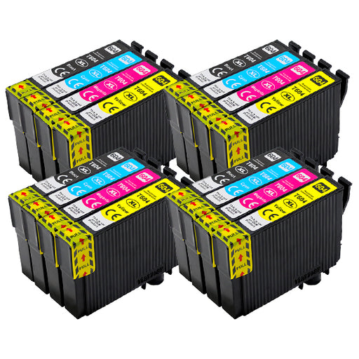 Cartucce d'inchiostro Epson 604XL compatibili (4 neri + 12 colori)