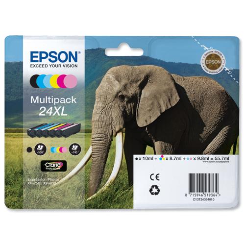 Epson T24XL (Elefante) Cartucce per stampanti