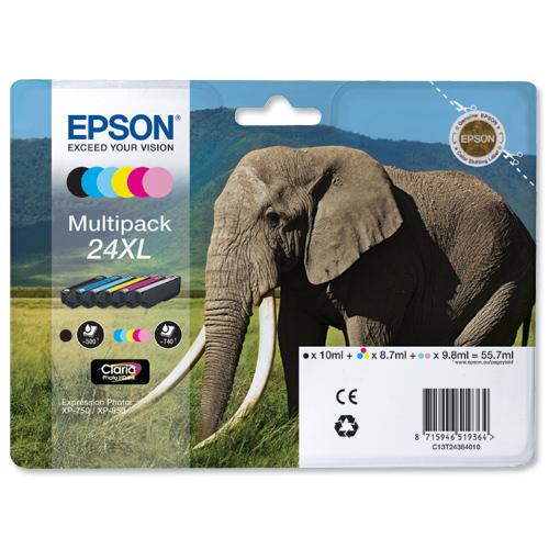 Cartucce d'Inchiostro Epson T24XL (T2438) Originali