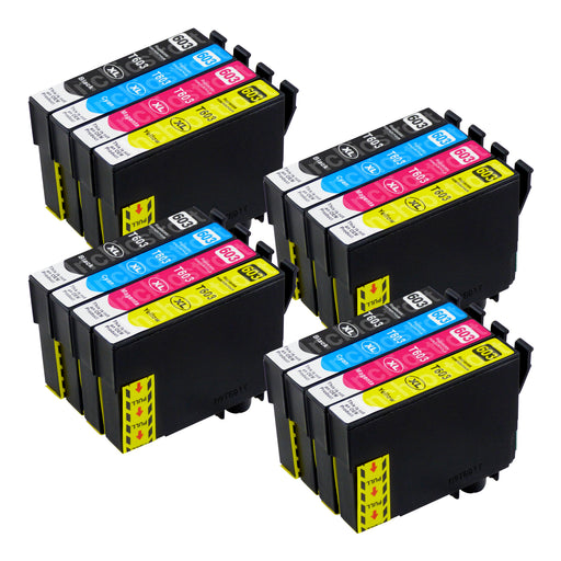 Cartucce d'inchiostro Epson 603XL compatibili (4 nero + 12 colori)