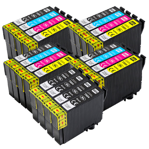Cartucce d'inchiostro Epson 604XL compatibili (8 nero + 12 colori)