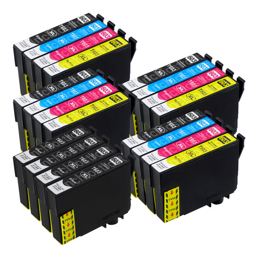 Cartucce d'inchiostro Epson 603XL compatibili (8 nero + 12 colori)