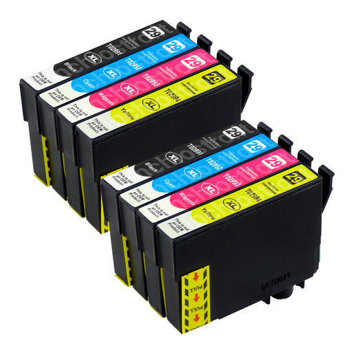 Cartucce d'inchiostro Epson T29XL compatibili (2 neri + 6 colori)