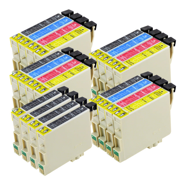Cartucce d'inchiostro Epson T0445 compatibili (8 nero + 12 colori)