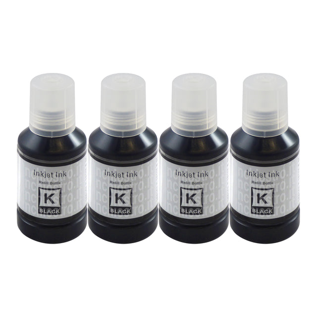 Flacone d'inchiostro compatibile Epson Ecotank nero (4 nero)