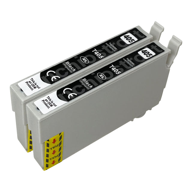Cartucce d'inchiostro Epson 405XL compatibili nere (2 nere)
