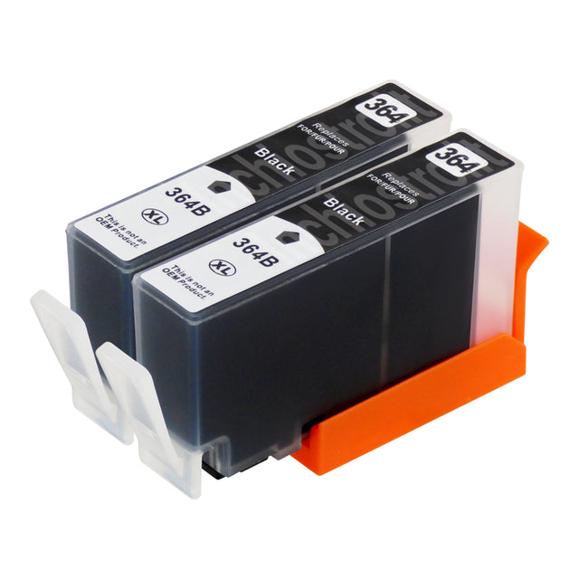 Cartucce d'inchiostro HP 364XL compatibili nere (2 nere)