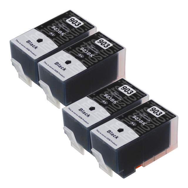Quadruplo Cartuccia d'Inchiostro Nera HP 903XL Compatibile Premium (T6M15AE)