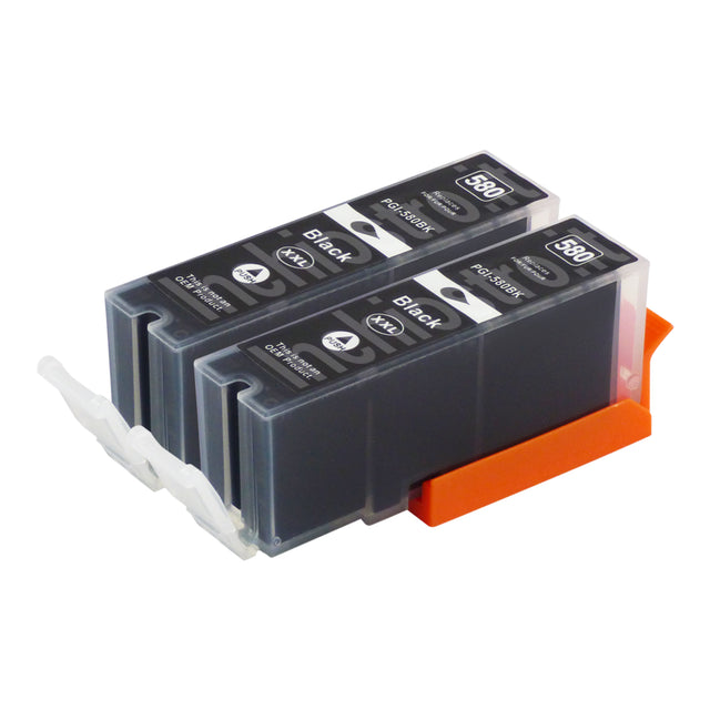 Cartucce d'inchiostro Canon PGI-580XL compatibili Nero (2 Nero)
