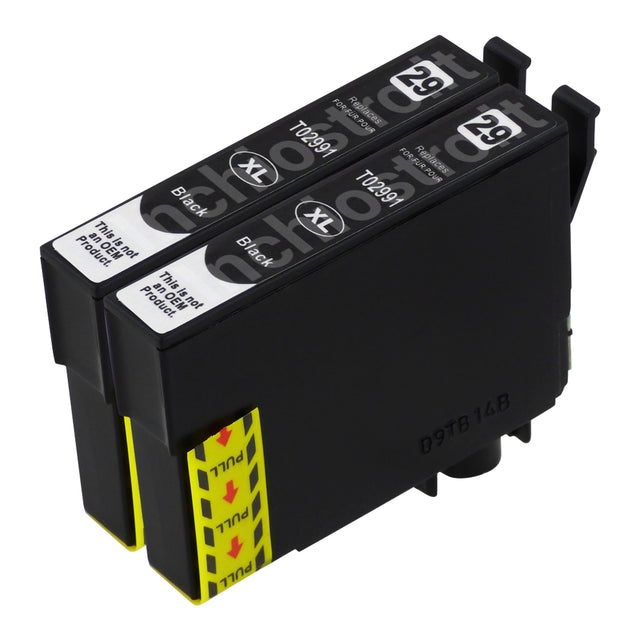 Cartucce d'inchiostro Epson T29XL compatibili Nero (2 Nero)