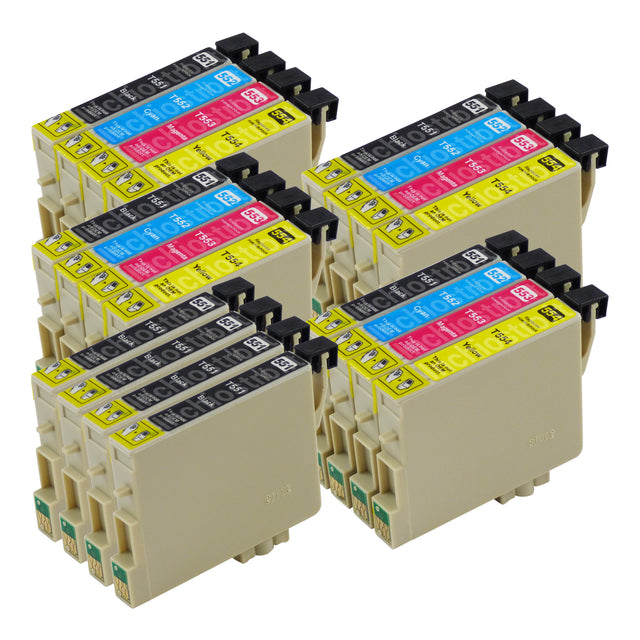 Cartucce d'inchiostro Epson T0556 compatibili (8 nero + 12 colori)