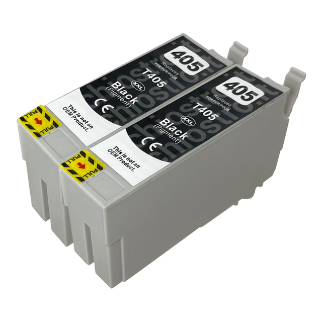 Cartucce d'inchiostro Epson 405XXL compatibili Nero (2 Nero)
